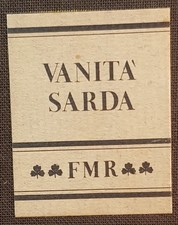 FMR - FRANCO MARIA RICCI - QUADRERIA - 1986 - VANITA' SARDA