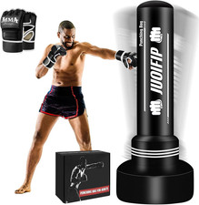 Sacco Da Boxe Da 180 Cm per Adulti Con Guanti Da Boxe, Sacco Da Boxe Da Terra Au