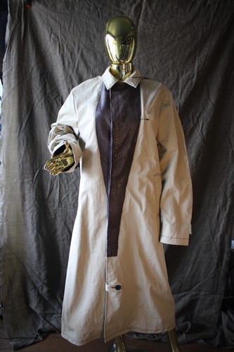 Cappotto lungo beige - , con