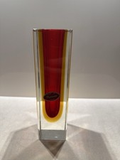 Vaso in blocco quadrato Murano