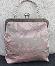 BORSA IN TESSUTO FLOREALE CHIUSURA CLIC CLAC CM 22X21