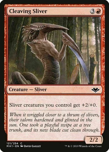Cleaving sliver modern - cleaving,