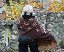 Lussuosa sciarpa reversibile