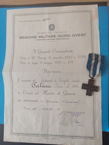 Croce merito guerra con - croce,