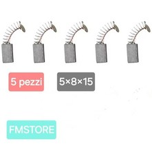 5 Pz  Spazzole carboncini