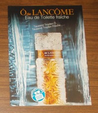Rara Pubblicità Vintage O de