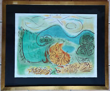 Litografia a colori numerata firmata André Masson in cornice