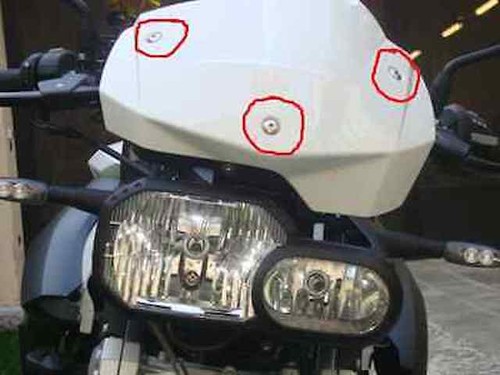 Kit viti cupolino parabrezza - 3,