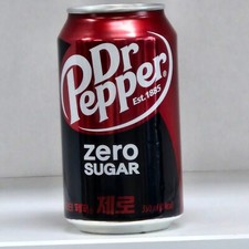 Coca Cola Dr Pepper ZERO vuoto 350 ml.