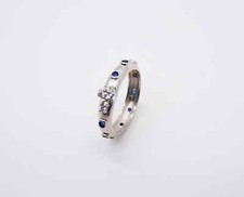 Anello rosario con zirconi - anello,