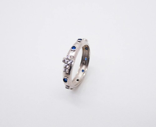 Anello rosario con - anello,