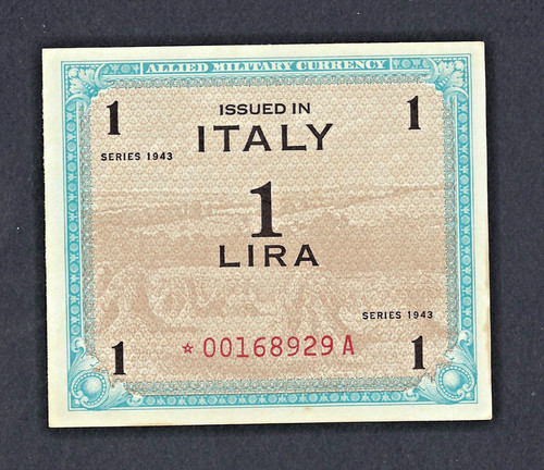 Lire 1943 1 lira - a.m,
