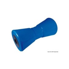 Rullo centrale reggichiglia blu 200 mm Ø foro 21 mm - Osculati 02.029.21