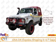 SUZUKI SAMURAI SJ 410 413 JIMY SIERRA DROVER LIMBRISER ACCIAIO INOX SET DI 2