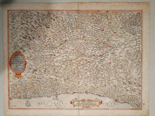 Ortelius 1570 pedemontana - 1570,