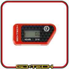 CONTA ORE MOTO CROSS CONTAORE Rosso ENDURO MOTARD DIGITALE WIRELESS SENZA FILI