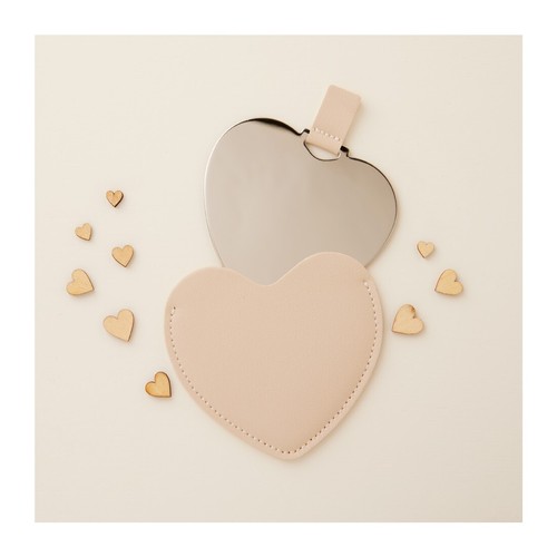 Specchietto cuore grigio