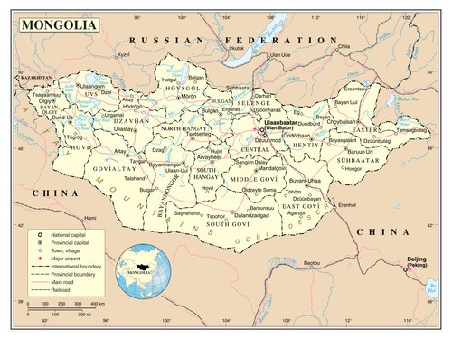 Mongolia politica - mongolia,