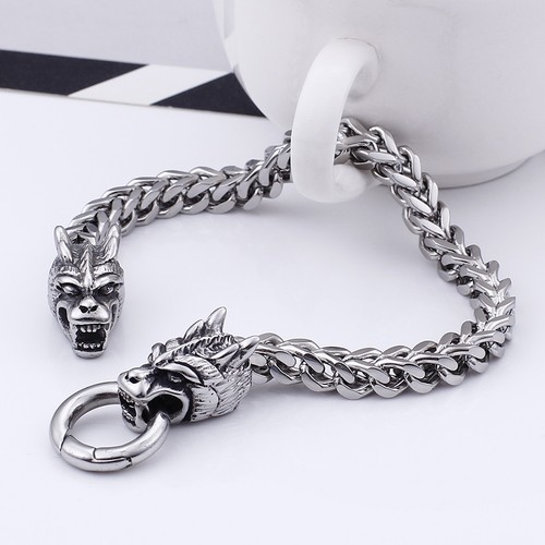 Bracciale drago catena - drago, figaro