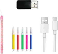 Macchina Fotografica Bambini Istantanea: Penna Colorata X5, Lettore Di Schede X1