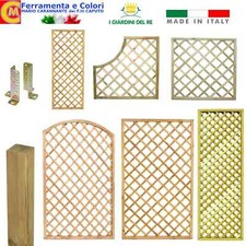 Pannello Grigliato LEGNO Di Pino Impregnato in Autoclave Durevole Frangivista