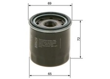 Bosch f026407001 filtro olio - f026407001,