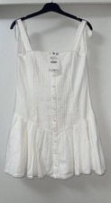 ABITO CORTO ZARA OYSTER BIANCO