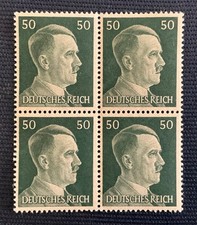 German Stamps 50P Hitler Head