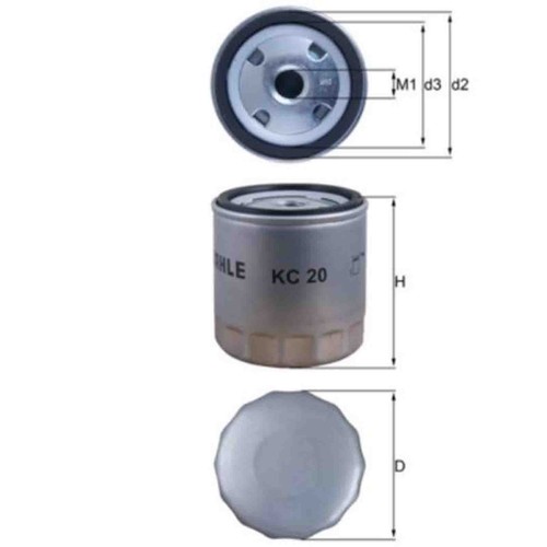 Filtro carburante knecht - filtro, kc