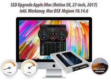 Kit aggiornamento SSD da 500 GB iMac 27 pollici A1419 2017 OSX 10.14.6 Mojave incl. strumenti