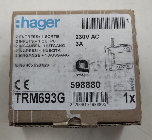 Modulo hager trm693g knx - modulo,