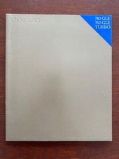 Brochure / depliant Volvo USA 740 GLE - 760 GLE & Turbo MY 1985