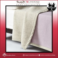 MARZOTTO LANEROSSI THEMA Coperta double face in pura lana vergine