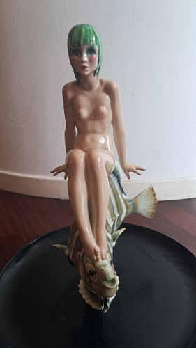 Lenci ceramica sirenetta su - "sirenetta,