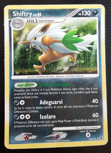 Shiftry 111 rara holo foil - 13/111,