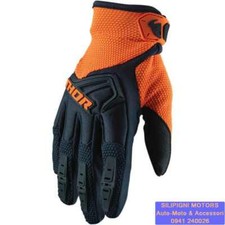 Guanti Bimbo THOR SPECTRUM S20Y Per Off-Road Enduro-Cross Colore Nero-Arancio