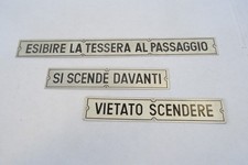 insegne targhette Bus Filobus