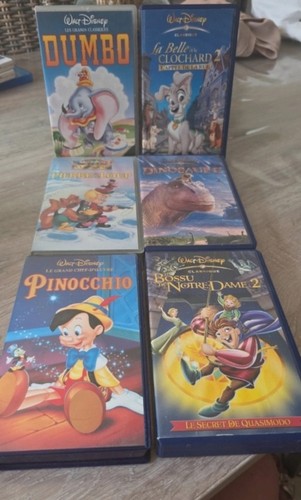 Lot cassette vhs disney - cassette,