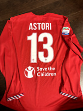Maglia Astori Fiorentina Match issued third preparata serie a stock pro