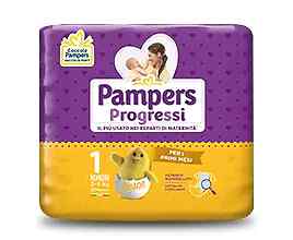 Pampers progressi taglia - pampers,