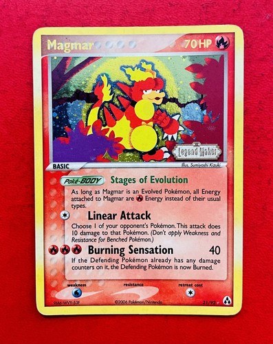 Lotto carte pokemon magmar - carte,