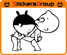 ADESIVO BAMBINI DISPETTOSI PER