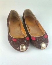 Marc Jacobs Donna Ballerine Glitterate con Musetto Mouse Face - Collezionabile!