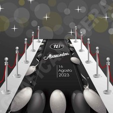 Tappeto 18 Anni decorazione