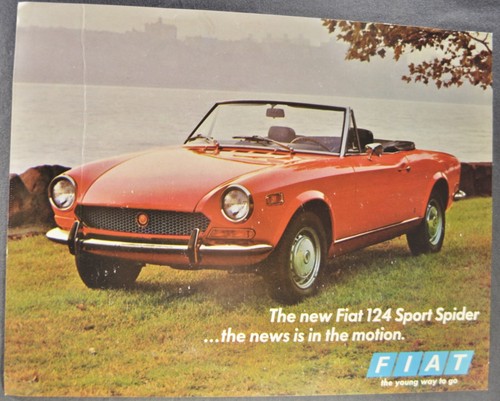 Foglio depliant fiat 124 - depliant,