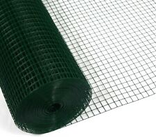 Rete Metallica Zincata/Verde cm 1,3x1,3 per recinti recinzioni voliere gabbie