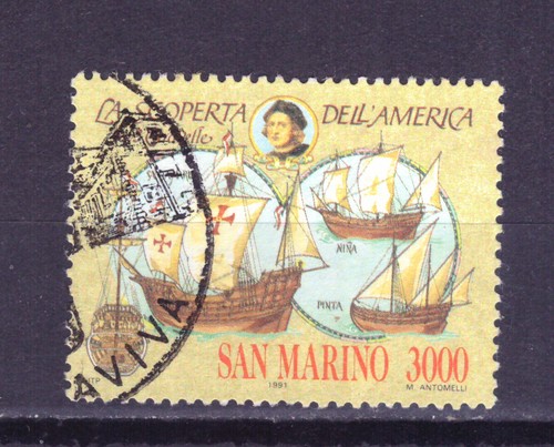 Francobolli san marino - san, 1991