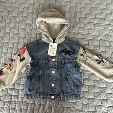 Giacca denim con cappuccio