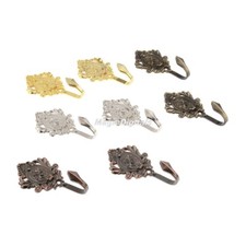 2Pcs Carved Rose Pattern