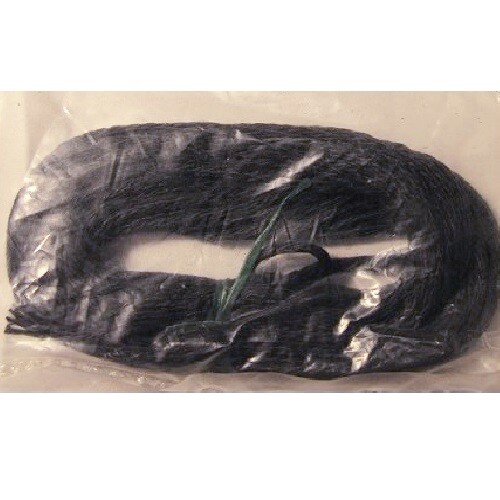 Corda nera canapa - refe, black